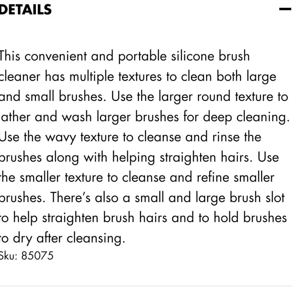 ELF Brush Cleaning‎ Glove